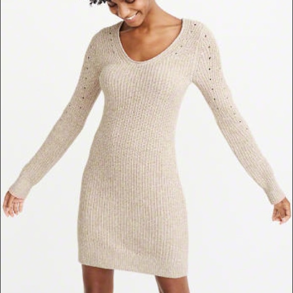 Abercrombie V-Neck Sweater Dress NWT